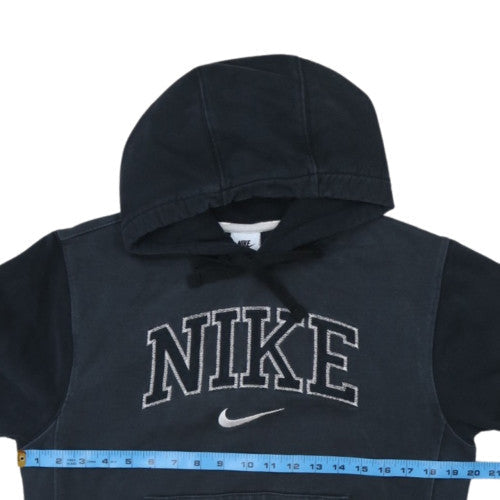 Nike Womens Black XS Pullover Hoodie with Logo Design