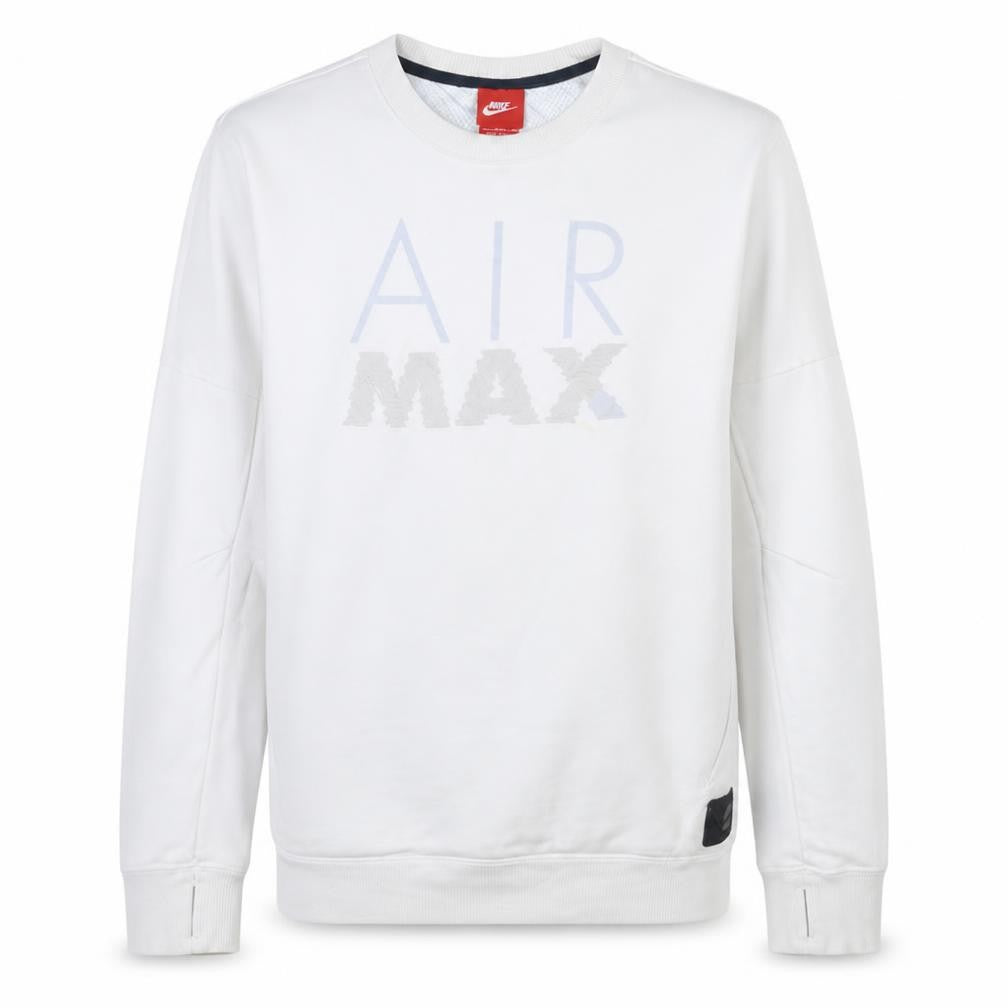 Nike Mens White Air Max Crew Neck Sweatshirt Size M