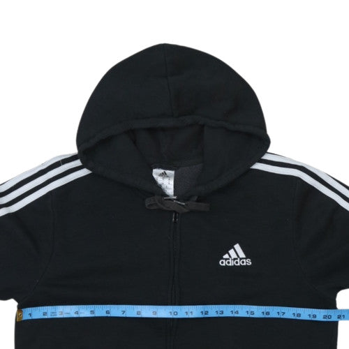 Adidas Men's Black Full Zip Hoodie M Sports Fleece Jacket