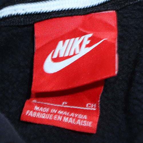 Nike Boys Black Pullover Hoodie S Graphic Print Cotton Blend