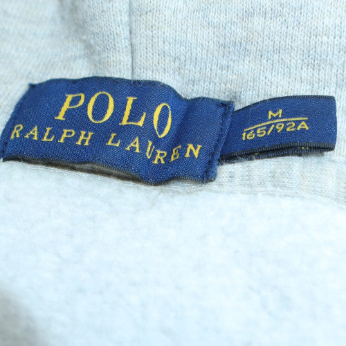 Ralph Lauren Boys Grey Pullover Hoodie M Cotton Blend Classic Fit