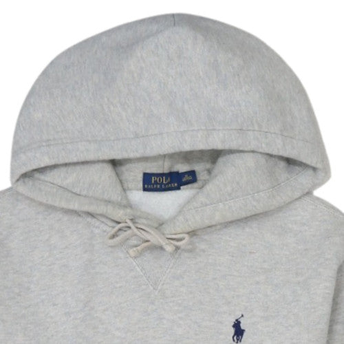 Ralph Lauren Boys Grey Pullover Hoodie M Cotton Blend Classic Fit