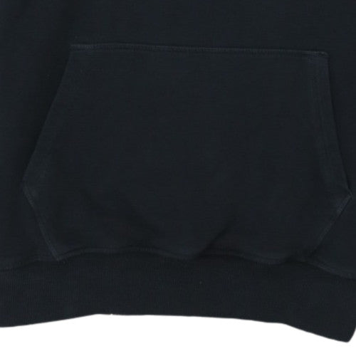 Gymshark Men's Black Pullover Hoodie M Regular Fit Fleece Logo
