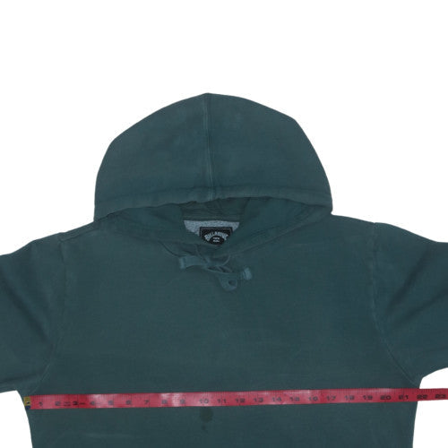 Billabong Men's Green Pullover Hoodie Size M Cotton Fleece