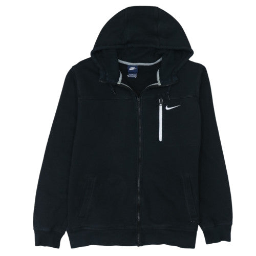 Nike Men's Black Full Zip Hoodie Size L Sports Fleece