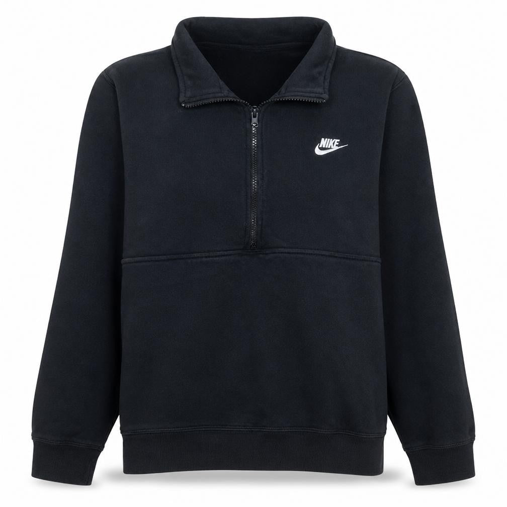 Nike Womens Black XL 1/2 Zip Pullover Sweatshirt Fleece