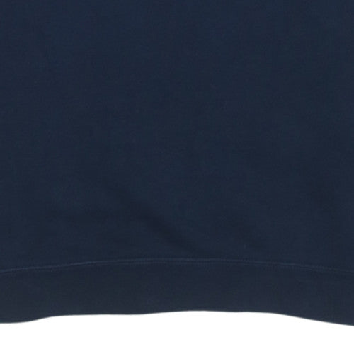 Nike Men's Blue Logo Crew Neck Pullover Sweatshirt Size M