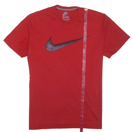 Nike Men's Red XL Regular Fit Crew Neck Sports T-Shirt