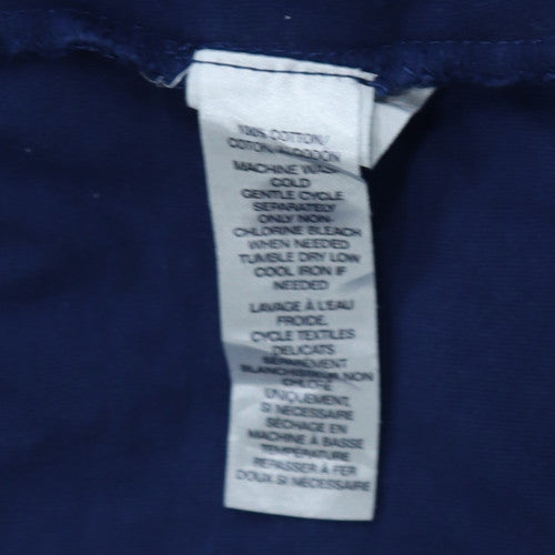 Chaps Men's Blue Rock & Roll Graphic T-Shirt XXL Cotton Crew Neck