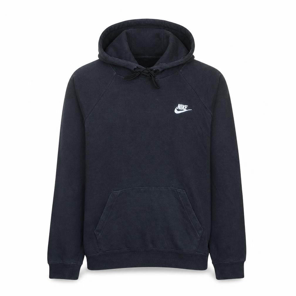 Nike Men's Black Pullover Hoodie M Fleece Lined Sportswear