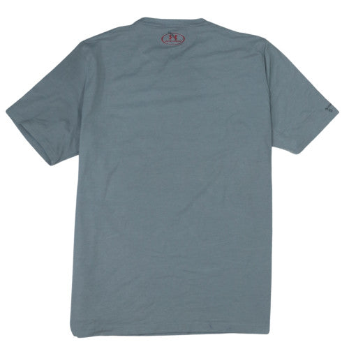 Under Armour Men's Grey HeatGear Loose Fit Crew Neck T-Shirt XL
