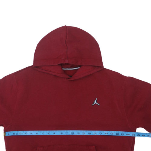 Jordan Mens Red Pullover Hoodie Size M Fleece Sportswear