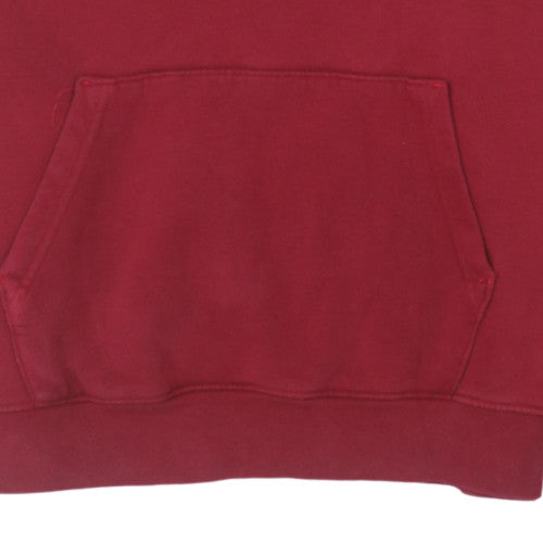 Jordan Mens Red Pullover Hoodie Size M Fleece Sportswear
