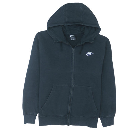 Nike Men's Black XL Full Zip Hoodie Sweatshirt with Logo