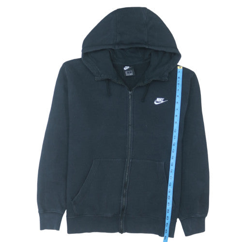 Nike Men's Black XL Full Zip Hoodie Sweatshirt with Logo