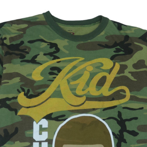Rothco Men's Green Camouflage Kid Cudi Graphic T-Shirt XL