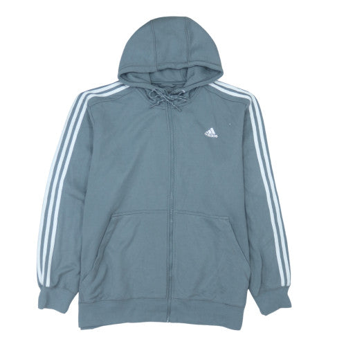 Adidas Men's Grey 2XL Full Zip Sports Essentials Hoodie