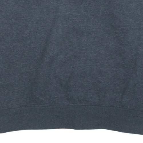 Nike Men's Dark Grey Crew Neck Pullover Sweatshirt L