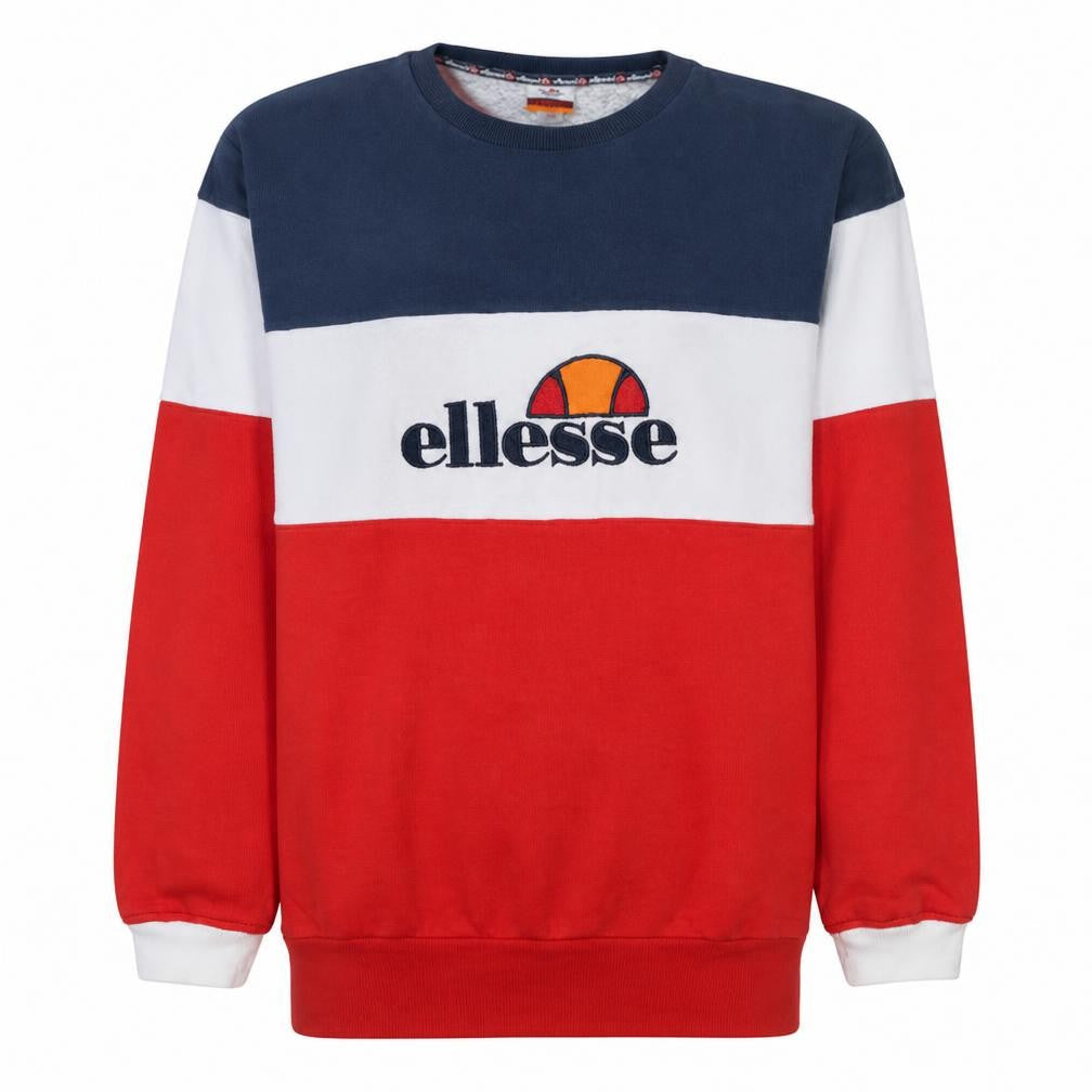 Ellesse Men’s Multicoloured XS Crew Neck Pullover Sweatshirt