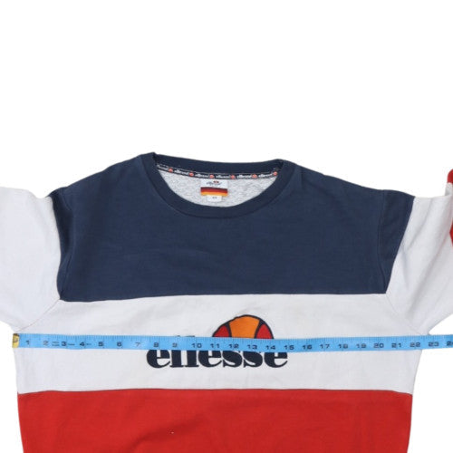 Ellesse Men’s Multicoloured XS Crew Neck Pullover Sweatshirt