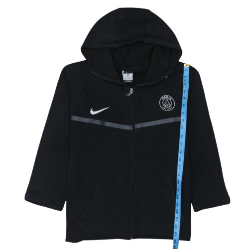 Nike Boys Black Full Zip Hoodie Paris Saint-Germain M Football Style