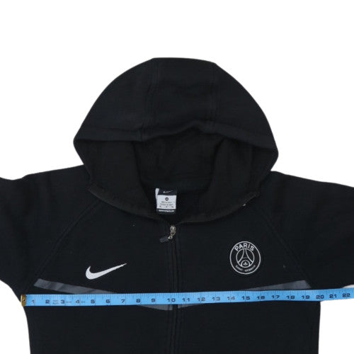 Nike Boys Black Full Zip Hoodie Paris Saint-Germain M Football Style