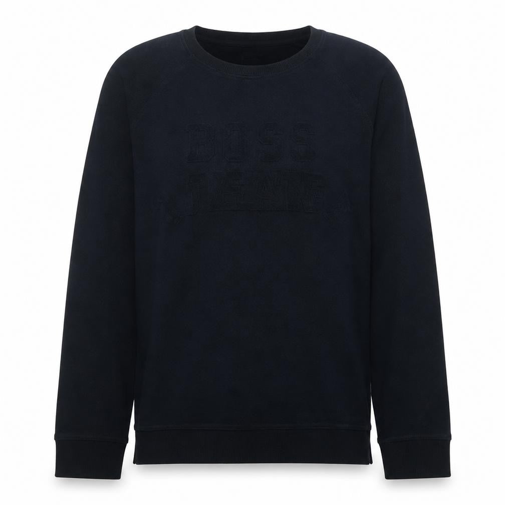 Hugo Boss Men's Black Cotton Crew Neck Sweatshirt M