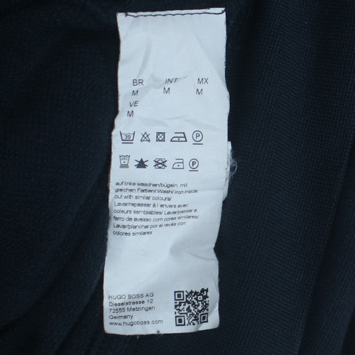 Hugo Boss Men's Black Cotton Crew Neck Sweatshirt M