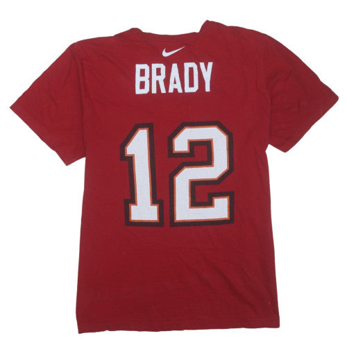 Nike Men's Red Tampa Bay Buccaneers Brady 12 Graphic T-Shirt XL