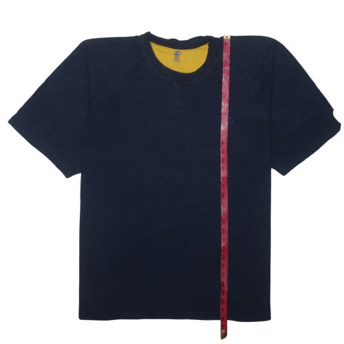 Starter Men's Navy Blue 3XL Cotton Crew Neck T-Shirt