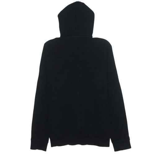 Hugo Boss Men's Black Full Zip Hoodie L Regular Fit Cotton Blend