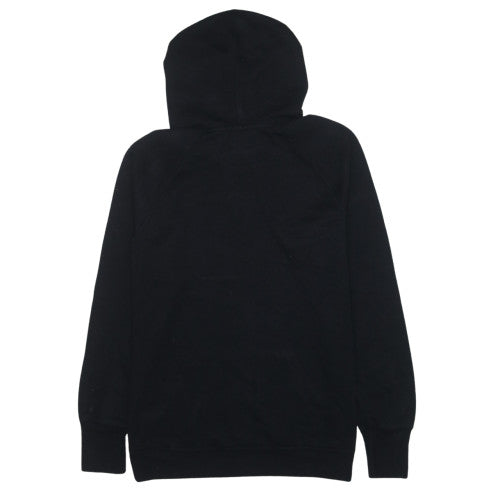 Champion Men's Black Pullover Hoodie M Regular Fit Fleece Logo