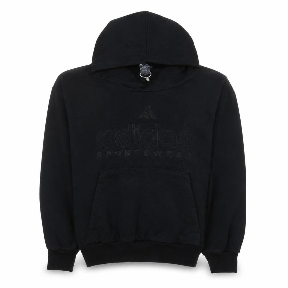 adidas Men's Black Pullover Hoodie Size L Sportswear Fleece