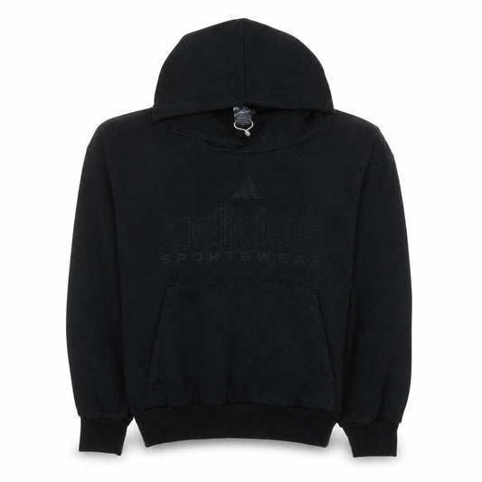 adidas Men's Black Pullover Hoodie Size L Sportswear Fleece