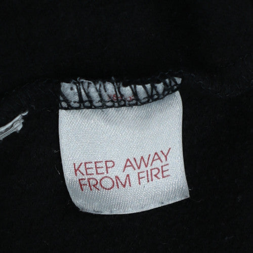 Calvin Klein Mens Black Full Zip Hoodie Size M Cotton Blend
