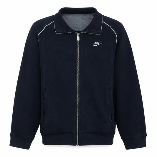 Nike Men's Blue Full Zip Fleece Sweatshirt M Regular Fit