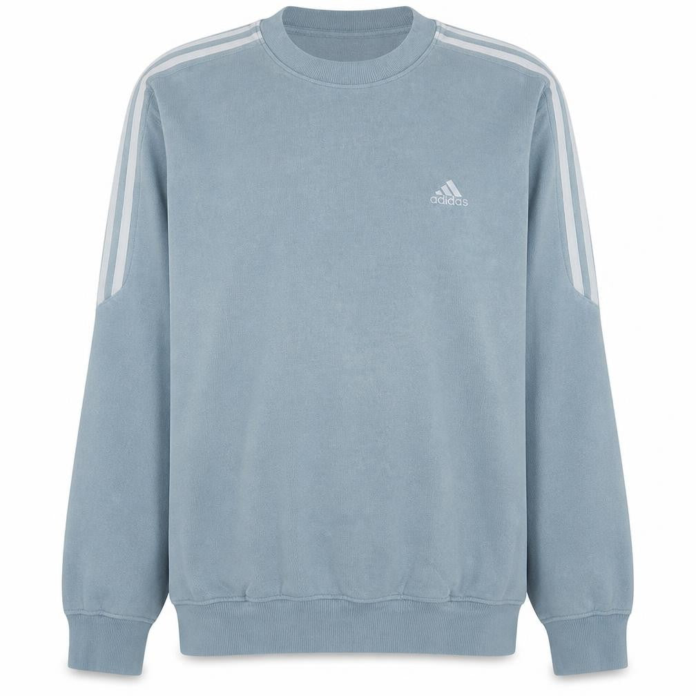 Adidas Men's Blue Crew Neck Pullover Sweatshirt Size L
