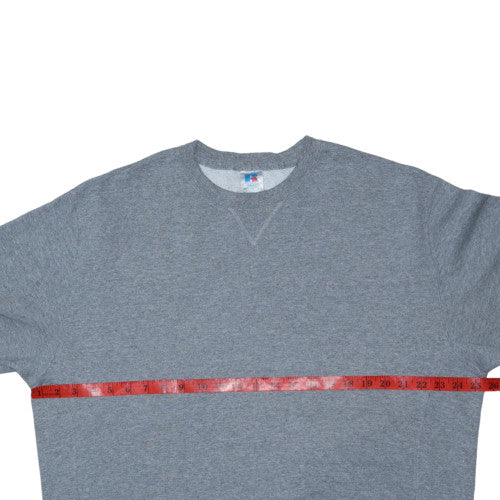 Russell Athletic Men's Grey XL Crew Neck Pullover Sweatshirt