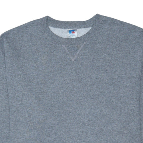 Russell Athletic Men's Grey XL Crew Neck Pullover Sweatshirt