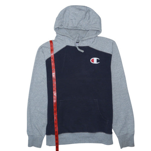 Champion Men's Grey & Navy XL Pullover Hoodie