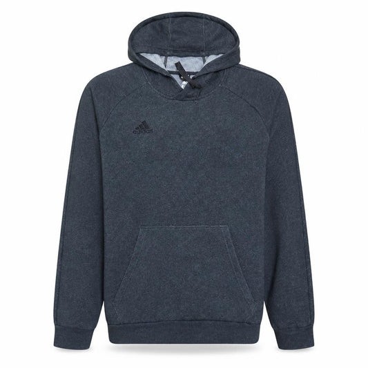 adidas Men’s Grey Pullover Hoodie Size L Sports Fleece Sweatshirt