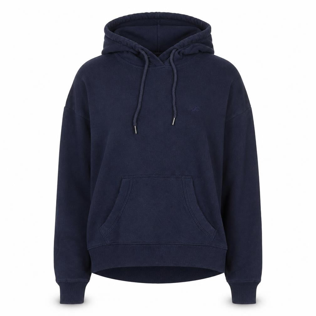 Hollister Men's Blue Pullover Hoodie M Cotton Blend Casual