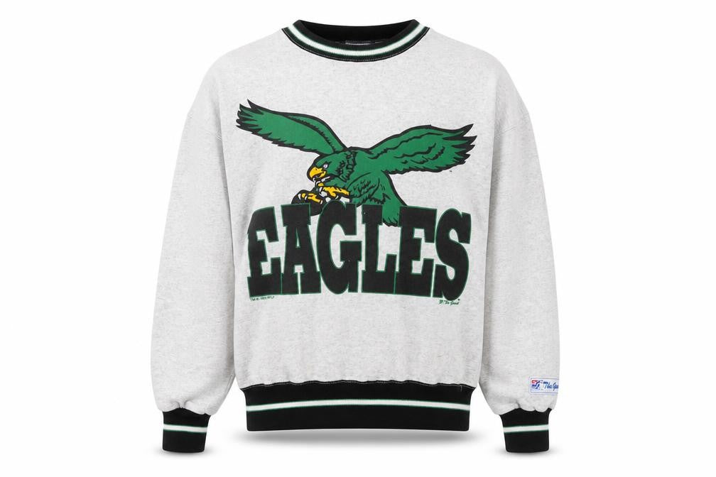 The Game Men's Grey Eagles Graphic Pullover Sweatshirt Size M
