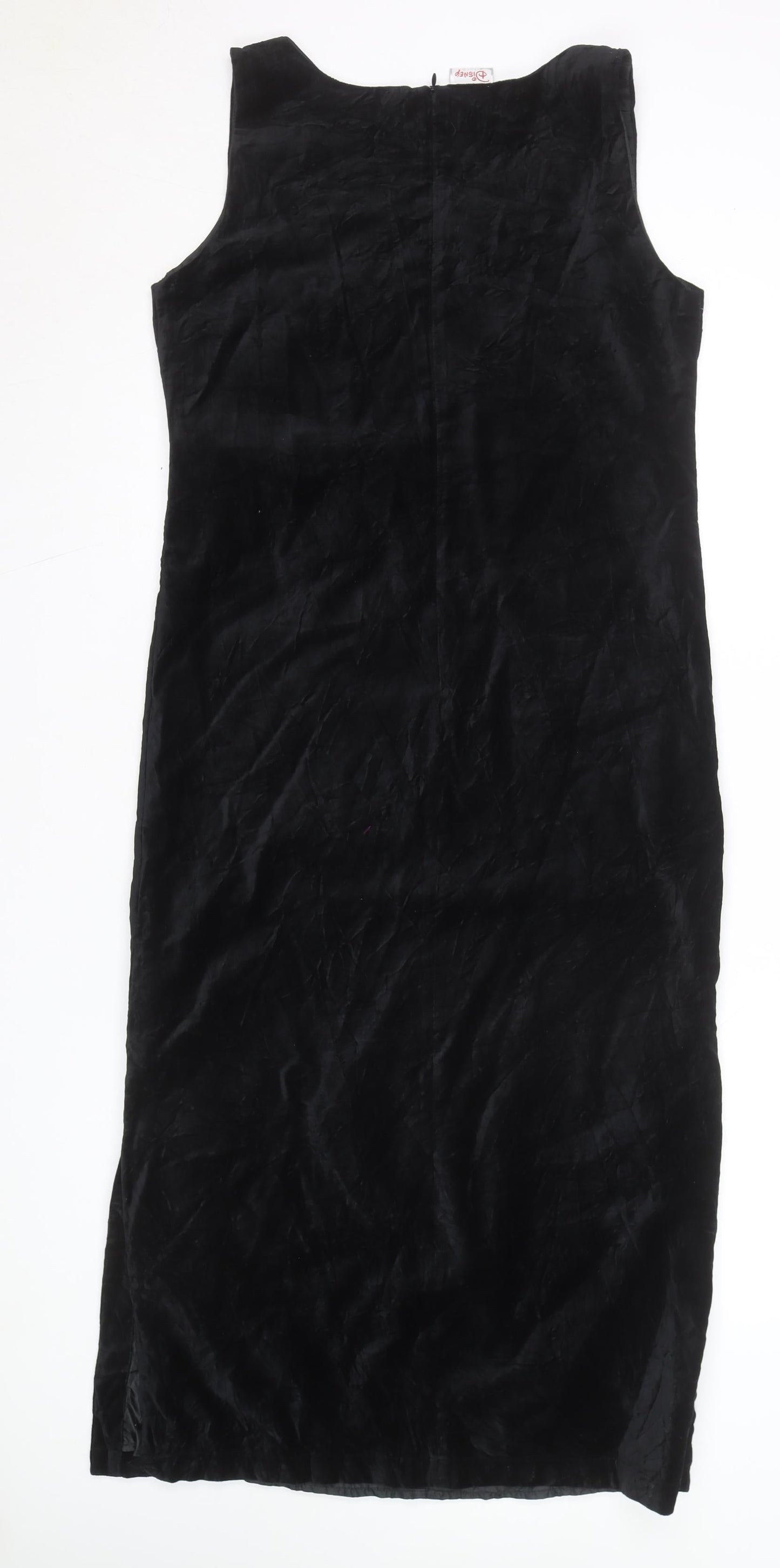 Disney Store Women’s Black Velvet Sheath Dress M Mickey Minnie