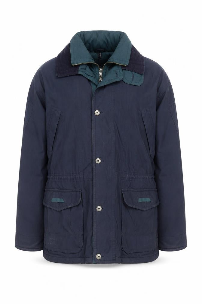 100% Jackets Men's Blue 44 Regular Field Jacket Outdoor Casual Coat