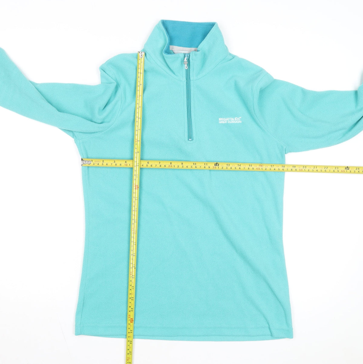 Regatta Women Blue Fleece Half Zip Lightweight Active Jacket Size 10