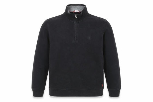 Izod Men's Black Medium 1/2 Zip Fleece Activewear Jacket