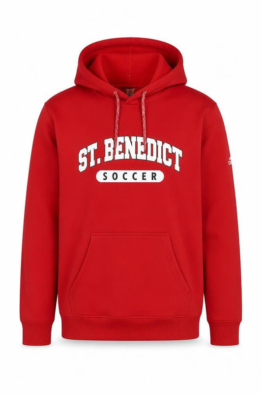 Adidas Mens Red XL Pullover Hoodie St Benedict Soccer ClimaWarm