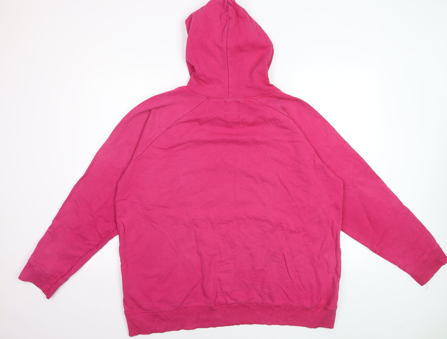 Store One Women Pink Cotton Pullover Hoodie Size 20