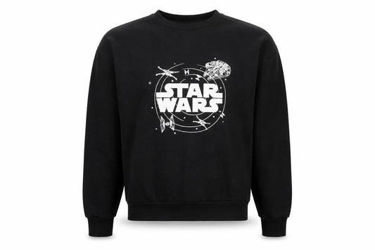 Star Wars Men’s Black Sweatshirt Small Regular Fit Pullover